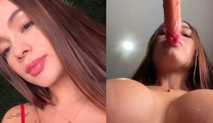 Scène de cunnilingus en première personne, avec de gros seins qui laissent peu de place à l'imagination ~