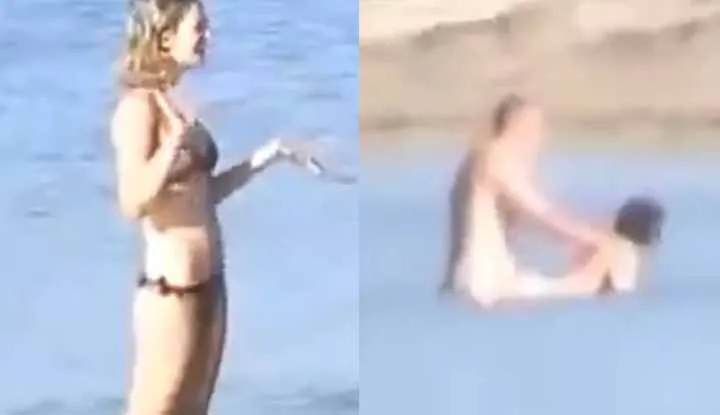水中央打炮？