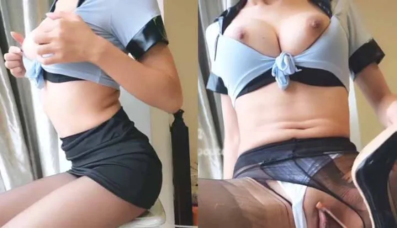 Luxus-Titten-Göttin Wanju-chan ~ Verführung der schwarzen Strumpfhose der Polizei ~ Die wunderbare Verwendung von High Heels ~ Kleine Lebensweisheiten für Sie ~