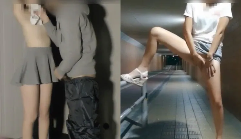 Schülerin macht selbstgemachte Kurzvideos, die veröffentlicht werden ~ Nachts nicht schlafen ~ Lüsternheit herausholen und spielen ~