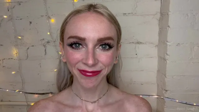 POV JOI 脸部恋物癖 射在我美丽的脸上 射精倒数 - 雷米·雷根