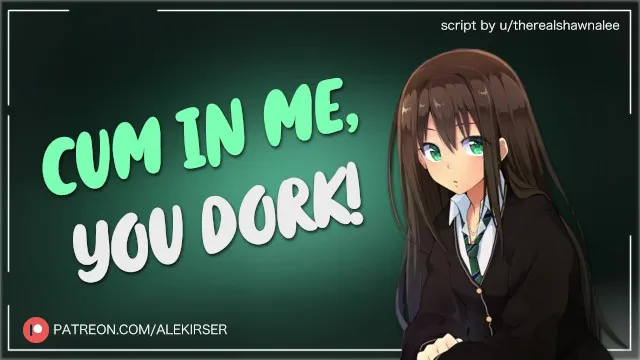 Dein Tsundere-Bully WILL dein Sperma! | ASMR-Audio-Rollenspiel