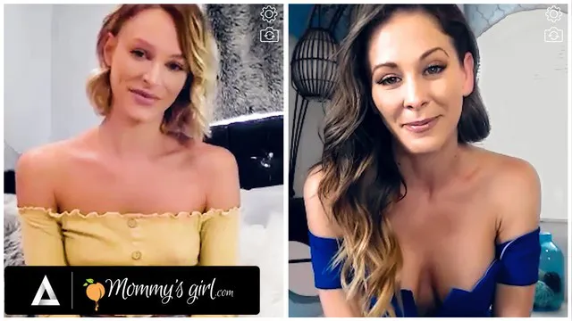 MOMMYSGIRL Thirsty Emma Hix và Stepmom Cherie DeVille Chia sẻ Cậu bé ướt át của họ trên Cam