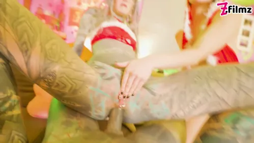 Z-Filmz Anuskatzz Mademoiselle Flora et Lily Lu Joyeux Noël